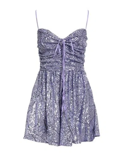 Aniye By Woman Mini Dress Mauve Size 8 Polyester, Elastane In Purple