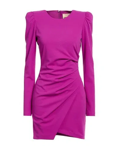 Aniye By Woman Mini Dress Mauve Size 8 Polyester, Elastane In Purple