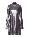 Aniye By Woman Mini Dress Purple Size 6 Polyester, Polyamide
