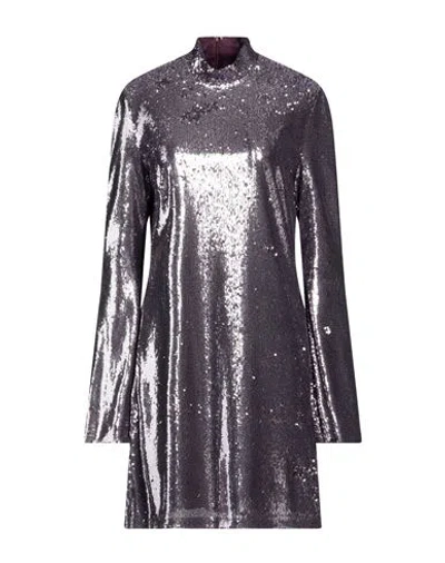 Aniye By Woman Mini Dress Purple Size 6 Polyester, Polyamide