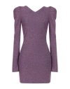 Aniye By Woman Mini Dress Mauve Size 8 Viscose, Polyester, Polyamide, Elastane In Purple