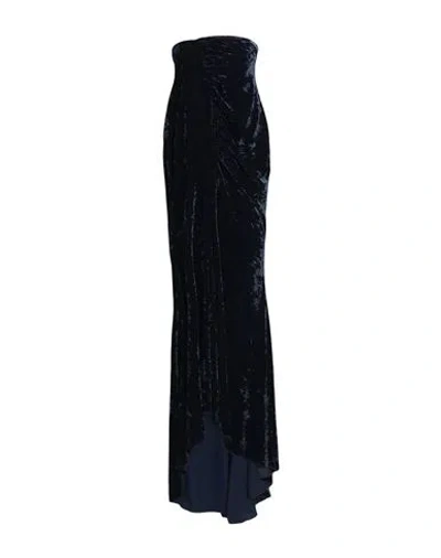 Aniye By Woman Mini Dress Midnight Blue Size 10 Viscose, Polyurethane In Blue