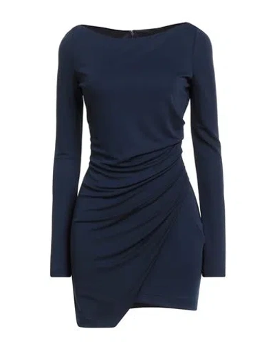 Aniye By Woman Mini Dress Navy Size 4 Polyester, Elastane