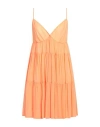 Aniye By Woman Mini Dress Orange Size 10 Viscose