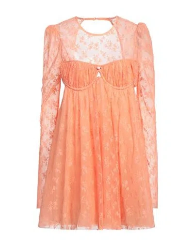 Aniye By Woman Mini Dress Orange Size 8 Polyamide, Elastane