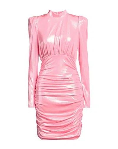Aniye By Woman Mini Dress Pink Size 8 Polyester, Elastane