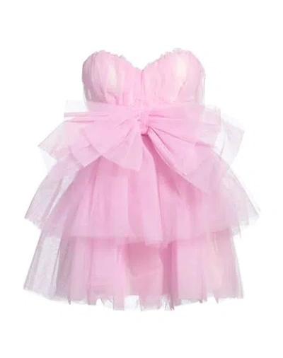 Aniye By Woman Mini Dress Pink Size 6 Polyamide