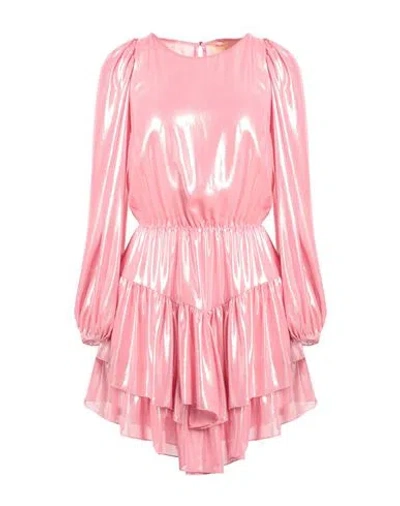 Aniye By Woman Short Dress Pink Size 8 Polyester