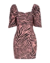 Aniye By Woman Mini Dress Pink Size 8 Polyester, Elastane