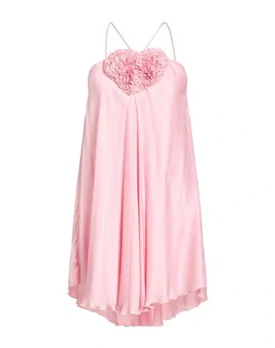 Aniye By Woman Mini Dress Pink Size 8 Viscose