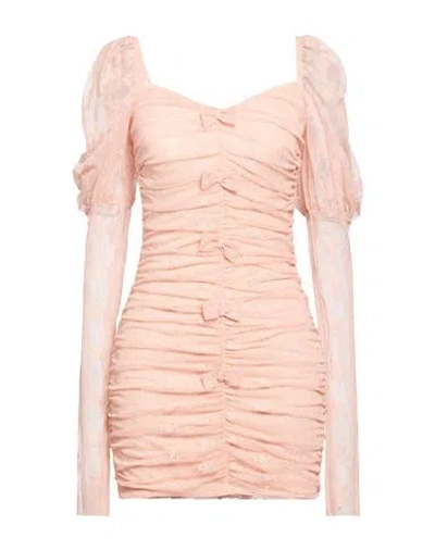 Aniye By Woman Mini Dress Pink Size Xs Polyamide, Elastane