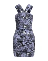 Aniye By Woman Mini Dress Purple Size 6 Polyester, Elastane In Purple