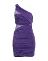 Aniye By Woman Mini Dress Purple Size 8 Polyester, Elastane In Purple