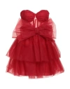 Aniye By Woman Mini Dress Red Size 8 Polyamide