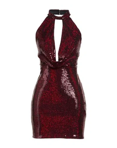 Aniye By Woman Mini Dress Red Size M Polyamide, Metal Fiber, Elastane