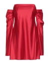 Aniye By Woman Mini Dress Red Size S Polyester, Elastane