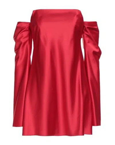 Aniye By Woman Mini Dress Red Size S Polyester, Elastane