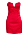 Aniye By Woman Mini Dress Red Size S Polyester, Elastane In Red