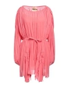 Aniye By Woman Mini Dress Salmon Pink Size 6 Viscose, Polyester