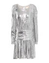 Aniye By Woman Mini Dress Silver Size 8 Polyester, Polyamide