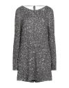 Aniye By Woman Mini Dress Silver Size S Polyester, Elastane