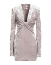 Aniye By Woman Mini Dress Taupe Size 10 Polyester, Elastane