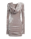 Aniye By Woman Mini Dress Taupe Size 6 Polyester, Elastane