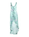 Aniye By Woman Mini Dress Turquoise Size 8 Polyester In Blue