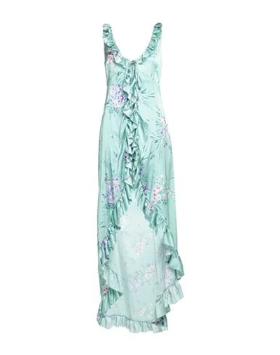 Aniye By Woman Mini Dress Turquoise Size 8 Polyester In Blue