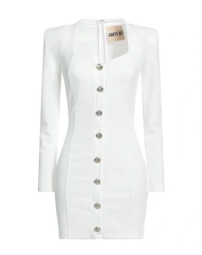 Aniye By Woman Mini Dress Off White Size 4 Polyester, Elastane
