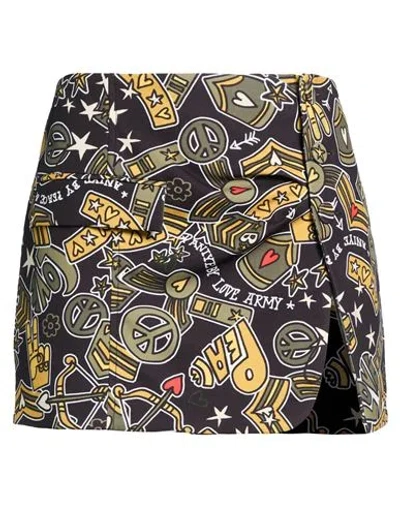 Aniye By Woman Mini Skirt Black Size 10 Polyester, Elastane