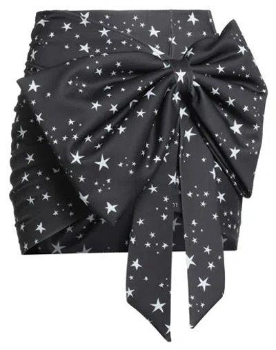 Aniye By Woman Mini Skirt Black Size 4 Polyester, Elastane