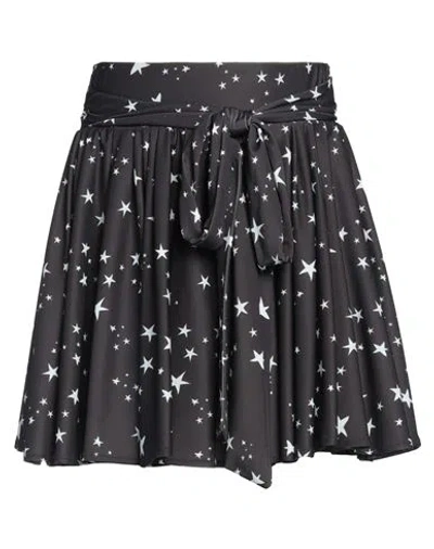 Aniye By Woman Mini Skirt Black Size 8 Polyester, Elastane
