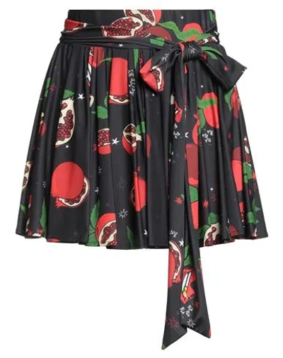 Aniye By Woman Mini Skirt Black Size 8 Polyester, Elastane
