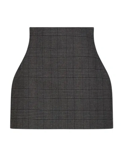 Aniye By Woman Mini Skirt Charcoal Size Xs Viscose, Polyester In Gray