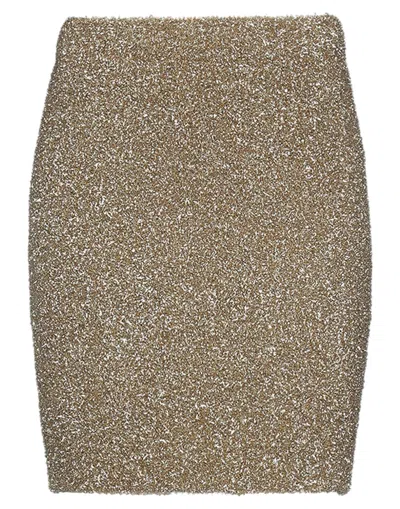 Aniye By Mini Skirts In Gold