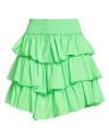 Aniye By Woman Mini Skirt Lime Green Size 6 Polyester