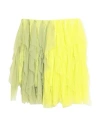 Aniye By Woman Mini Skirt Acid Green Size 6 Polyamide In Green