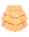 Aniye By Woman Mini Skirt Orange Size 10 Polyester