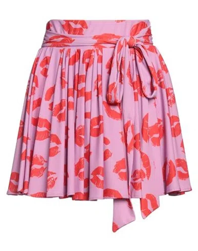 Aniye By Woman Mini Skirt Pink Size 8 Polyester, Elastane