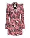 Aniye By Woman Overcoat & Trench Coat Salmon Pink Size 2 Polyester, Elastane