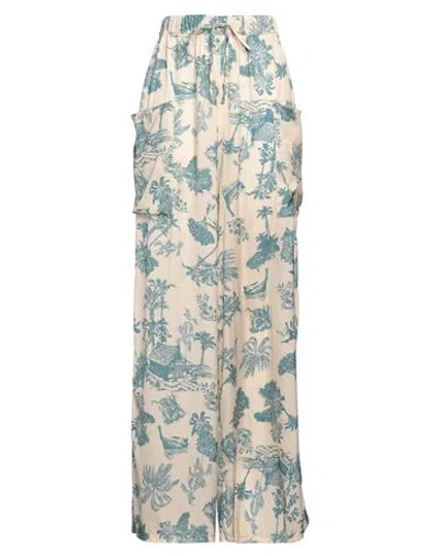 Aniye By Woman Pants Beige Size 8 Polyester