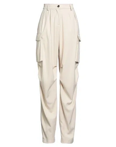 Aniye By Woman Pants Beige Size 8 Polyester, Viscose, Elastane