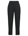 Aniye By Woman Pants Black Size 8 Cotton, Linen, Elastane In Black