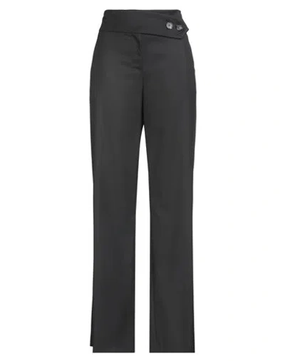 Aniye By Woman Pants Black Size L Polyester, Viscose, Elastane