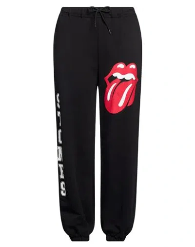 Aniye By Woman Pants Black Size M Cotton
