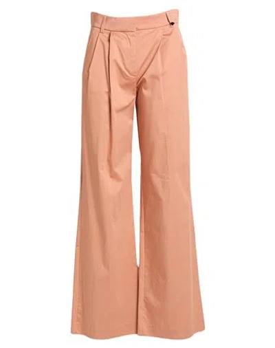 Aniye By Woman Pants Camel Size 2 Cotton, Elastane In Sand