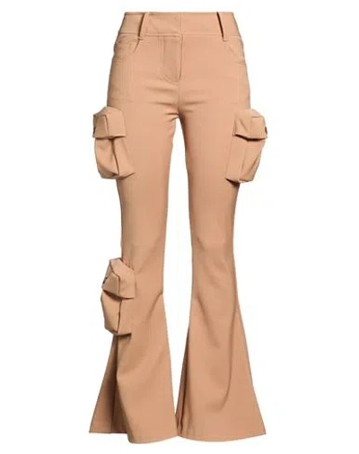 Aniye By Woman Pants Camel Size 8 Polyester, Elastane In Brown