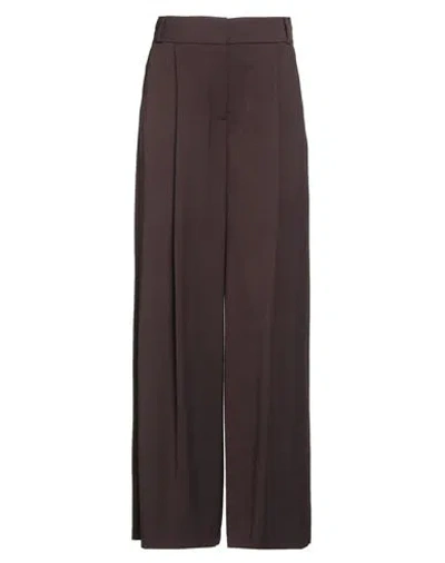 Aniye By Woman Pants Chocolate Brown Size Xxs Polyester, Viscose, Elastane