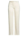 Aniye By Woman Pants Cream Size 8 Viscose In White